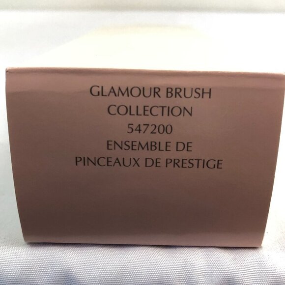 Mary Kay Glamour 8 Brush Collection With Clear Vase Holder NIB - Picture 3 of 9